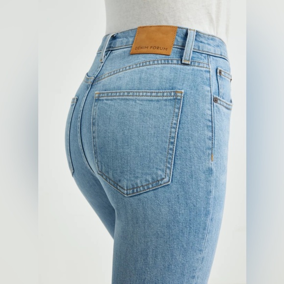 Denim Forum The Yoko High Rise Slim 28L Limited Edition Size 27 Sold Out NWOT - Picture 2 of 9